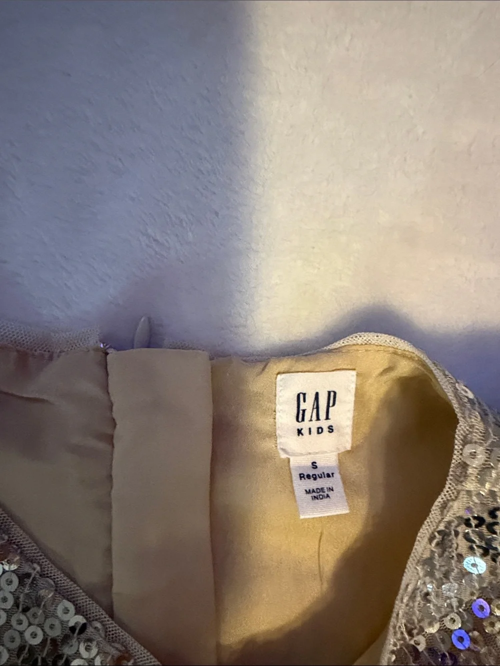 GAP Girls Sequin Ombre Dress - Silver, Gold, Copper